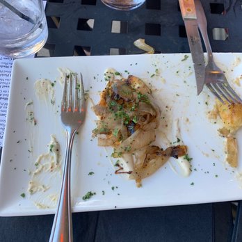 The Fire Side Public House - 1 of the 3 pierogies. Fork in picture for size. - New American Near Me - Pittsburgh, Pennsylvania The Fire Side Public House - 1 of the 3 pierogies. Fork in picture for size. - New American Near Me - Pittsburgh, Pennsylvania