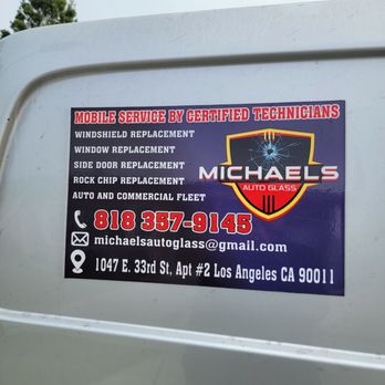 Michaels Auto Glass - Advertising on vehicle - Auto Repair Near Me Michaels Auto Glass - Advertising on vehicle - Auto Repair Near Me