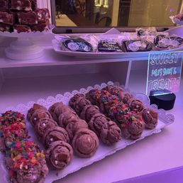 Birthday party dessert cart!