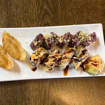 Harumi - Lunch Special - Crispy Shrimp Tempura Roll, Las Vegas Roll, Goyza, Miso Soup - Japanese Near Me - Phoenix, Arizona Harumi - Lunch Special - Crispy Shrimp Tempura Roll, Las Vegas Roll, Goyza, Miso Soup - Japanese Near Me - Phoenix, Arizona