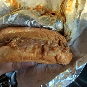 Buc-ee's - Pulled pork sandwich. I would try this again - plaun w/sauce on side - then add sauce later to avoid sogginess. - Gas Stations Near Me - Calhoun, Georgia Buc-ee's - Pulled pork sandwich. I would try this again - plaun w/sauce on side - then add sauce later to avoid sogginess. - Gas Stations Near Me - Calhoun, Georgia