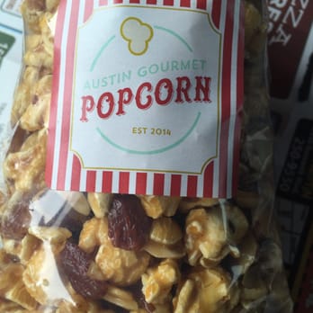 Austin Gourmet Popcorn - Almond caramel popcorn - Candy Stores Near Me - Austin, Texas Austin Gourmet Popcorn - Almond caramel popcorn - Candy Stores Near Me - Austin, Texas