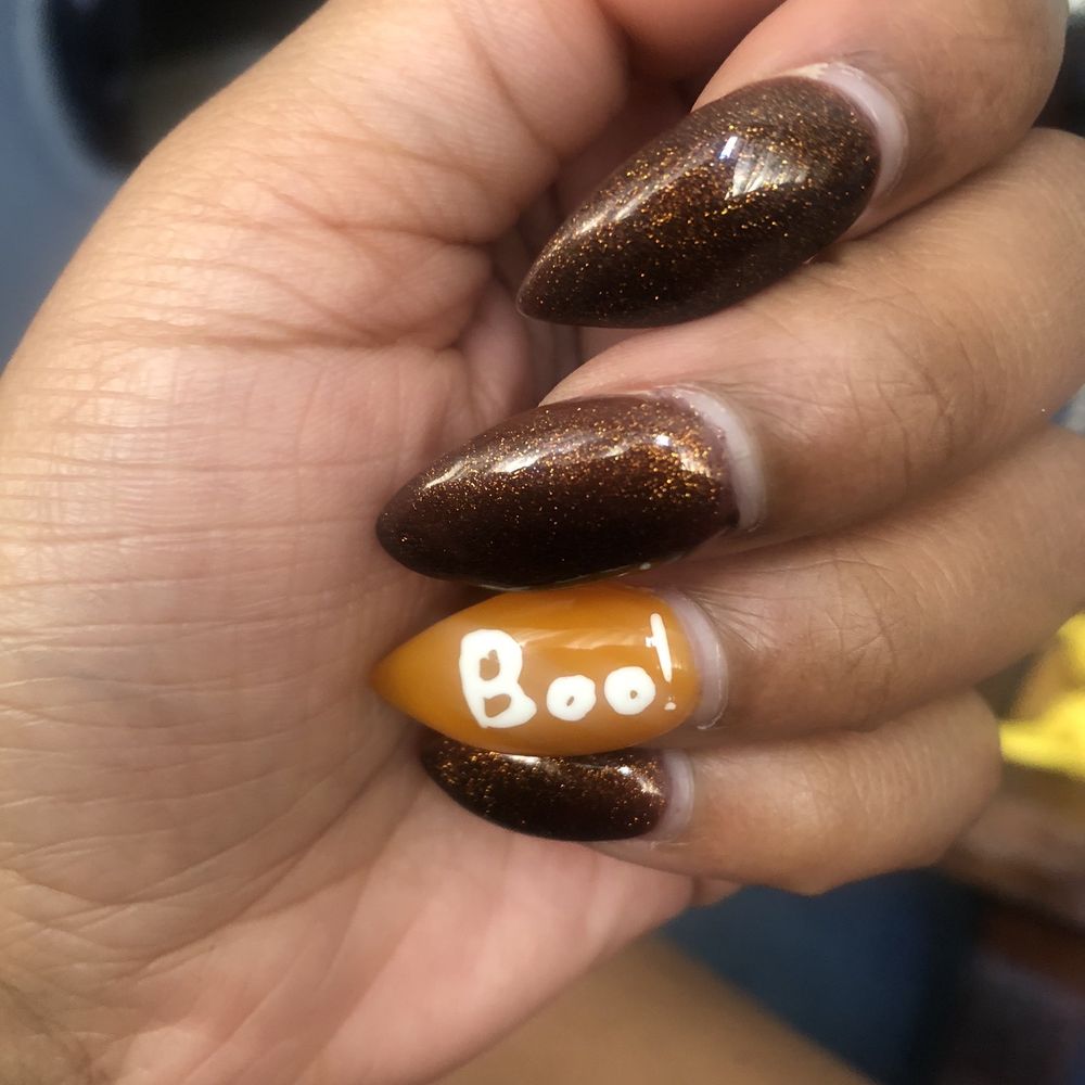 iBeauty Nails and Spa - My Fall and Hallloween Nails got them done 2 weeks ago ! Posted on 10/15/23 - Nail Salons Near Me - Clovis, California iBeauty Nails and Spa - My Fall and Hallloween Nails got them done 2 weeks ago ! Posted on 10/15/23 - Nail Salons Near Me - Clovis, California