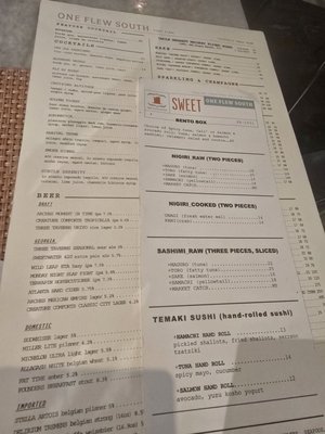 Menu photo 5 One Flew South Atlanta, GA
