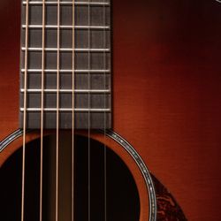 Guitar Tex - Detail of Huss & Dalton OM Custom