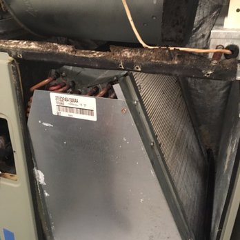 Prime Time Cooling - Clean, Trane air handler coil - Heating & Air Conditioning/HVAC Near Me - Pompano Beach, Florida