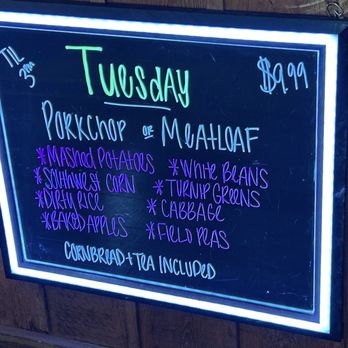 Rusty Spur Diner - Special board - Steakhouses Near Me - Pulaski, Tennessee