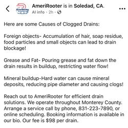 AmeriRooter Drain Cleaning