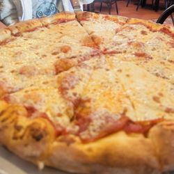 Old 89 Restaurant - Half Cheese Half Pepperoni! Large Pizza in the Family Deal! So delicious and perfect!