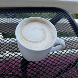 Latte - 12 oz. With oat milk.