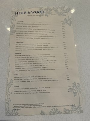 Menu photo 5 Herb & Wood San Diego, CA