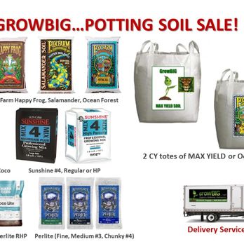 Grow Big Ogh - Wide range of high performance grow mediums including FoxFarm and MaxYield professional potting soils - Farming Equipment Near Me - Watsonville, California Grow Big Ogh - Wide range of high performance grow mediums including FoxFarm and MaxYield professional potting soils - Farming Equipment Near Me - Watsonville, California