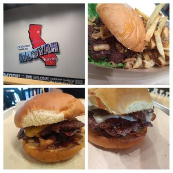 MOOYAH Burgers, Fries & Shakes - Double Diablo, kids meal, and cheddar bacon - Burgers Near Me - Irvine, California