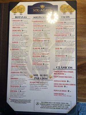 Menu photo 2 Sol Agave Salt Lake City, UT