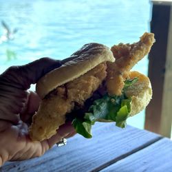 Fish Camp - Delicious Hog Fish Sliders-Mouthwatering!