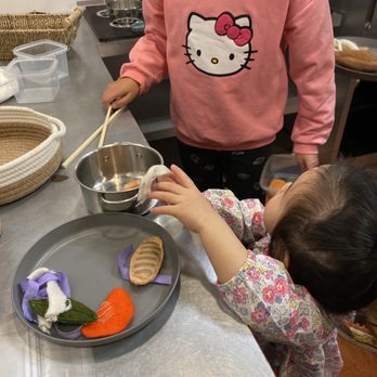Pretend City Children's Museum - Cooking at the restaurant. It was French this time but I think they switch up the theme. - Venues & Event Spaces Near Me - Irvine, California