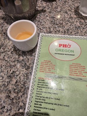 Menu photo 6 Pho Oregon Restaurant Portland, OR