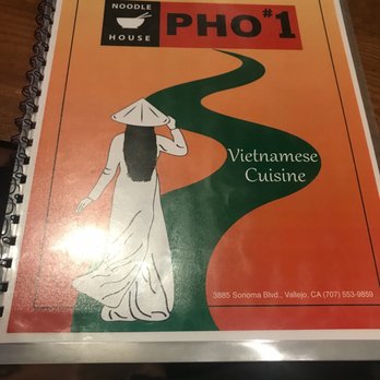 Pho 1 - Front of menu - Vietnamese Near Me - Vallejo, California Pho 1 - Front of menu - Vietnamese Near Me - Vallejo, California