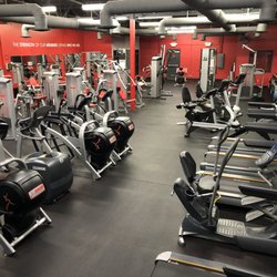 Snap Fitness 24 7 - Recumbent Elliptical for those who have a difficult time with walking.