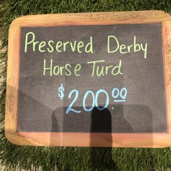 Kentucky for Kentucky - Kentucky Derby horse winner horse Turd. Just $200 . The money does go to a good cause though. Horse rehabilitation.