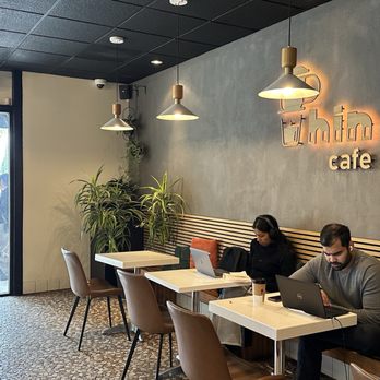 Phin Cafe - Comfortable seating. I also loved those floor tiles - Coffee & Tea Near Me - Fremont, California Phin Cafe - Comfortable seating. I also loved those floor tiles - Coffee & Tea Near Me - Fremont, California