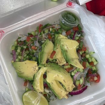 Raspados Las Piñas - Their famous ceviche!!!!! So bomb - Shaved Ice Near Me - Azusa, California Raspados Las Piñas - Their famous ceviche!!!!! So bomb - Shaved Ice Near Me - Azusa, California
