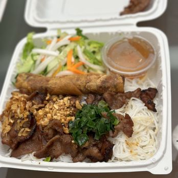 Pho 97 One - Bun bowl with spring rolls and pork - Vietnamese Near Me - Kapolei, Hawaii Pho 97 One - Bun bowl with spring rolls and pork - Vietnamese Near Me - Kapolei, Hawaii