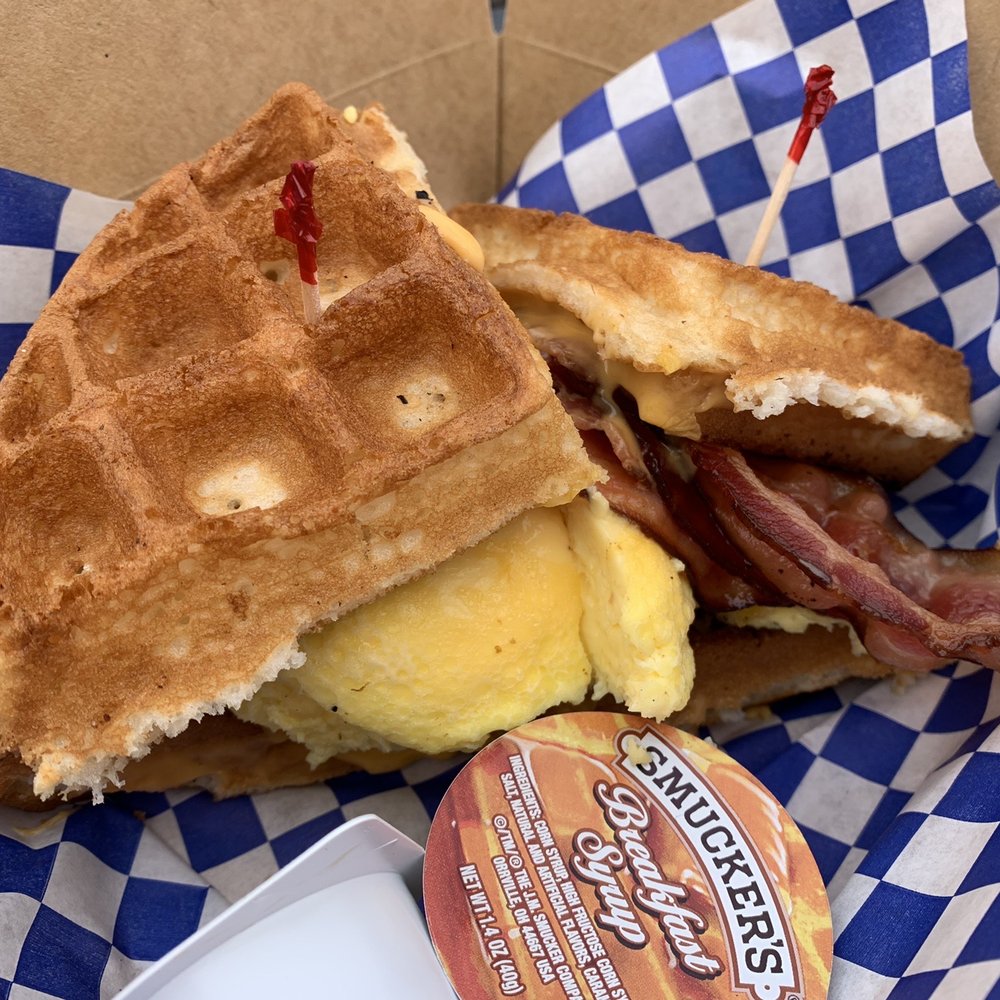 Coffee and Tea Traders - Waffle Breakfast Sandwich - Coffee & Tea Near Me - Alameda, California