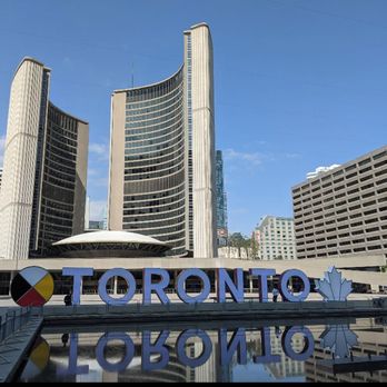 Toronto Sign - Toronto sign at Nathan Phillips Square. September 2020. - Public Art Near Me - Toronto, Ontario