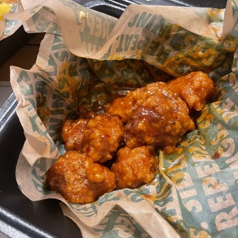 Wingstop - Over sauced wings so try and hide burnt chicken. - Chicken Wings Near Me - La Mesa, California Wingstop - Over sauced wings so try and hide burnt chicken. - Chicken Wings Near Me - La Mesa, California