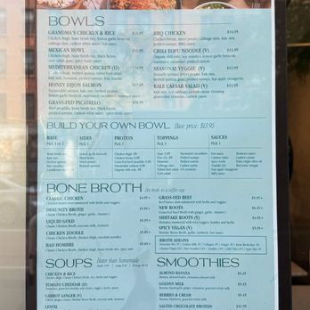 Springbone - Menu - Salad Near Me - New York, New York Springbone - Menu - Salad Near Me - New York, New York