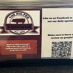 Pig Pen and Watering Hole - The Pig Pen and Watering Hole