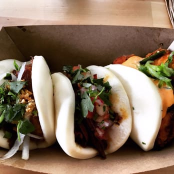 King Bao - L-R Hogzilla, Glen Rhee Bao and Kickin chicken - Asian Fusion Near Me - Orlando, Florida King Bao - L-R Hogzilla, Glen Rhee Bao and Kickin chicken - Asian Fusion Near Me - Orlando, Florida
