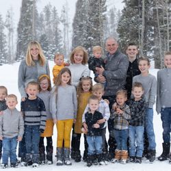 Photography By Helen - Snowy Winter Park Colorado family photography with all the grandchildren.