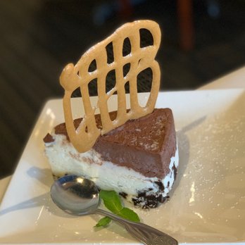 Mezza Grille - Oreo chocolate mousse - Mediterranean Near Me - Houston, Texas Mezza Grille - Oreo chocolate mousse - Mediterranean Near Me - Houston, Texas