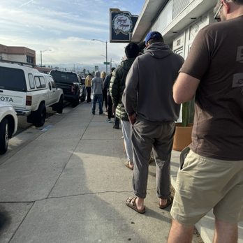 Tigres Fuego - Breakfast burrito line - Tacos Near Me - Redondo Beach, California