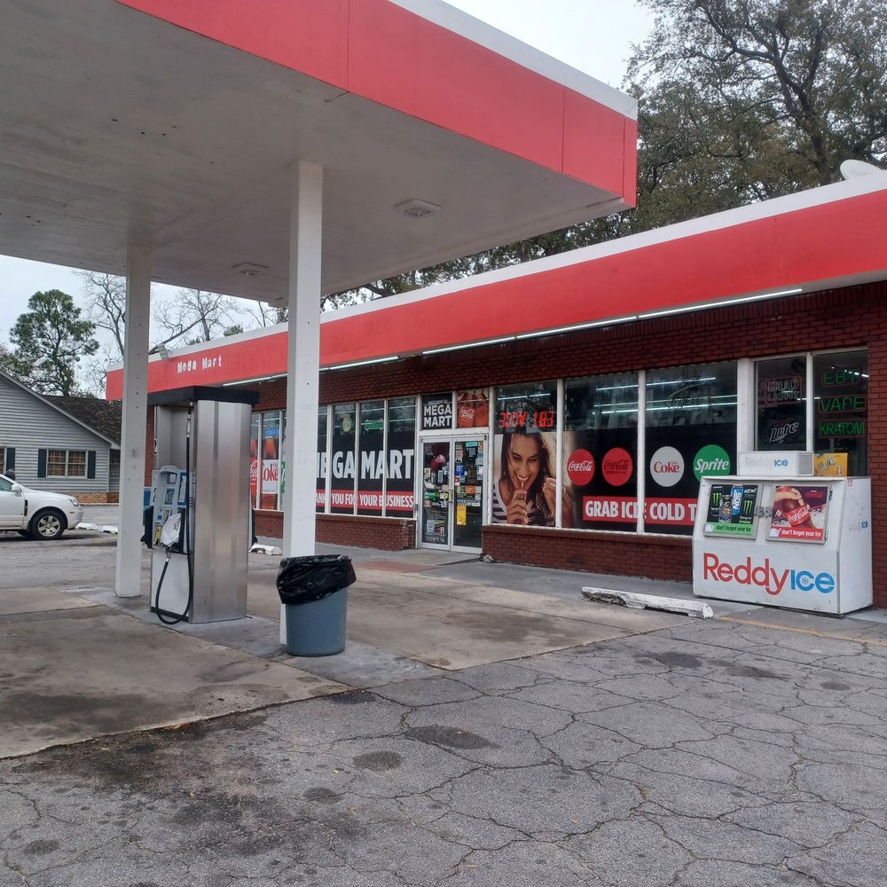 Mega Mart - a gas station with a gas pump in the foreground - Gas Stations Near Me - Adel, Georgia Mega Mart - a gas station with a gas pump in the foreground - Gas Stations Near Me - Adel, Georgia