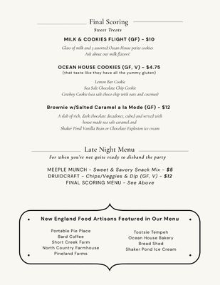 Menu photo 5 Owlbear's Rest Westbrook, ME