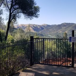 Patio right outside our suite overlooking the valley