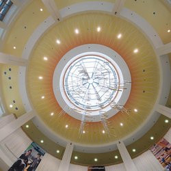 Tufts Medical Center New England Eye Center - Wellesley - Interior atrium ceiling