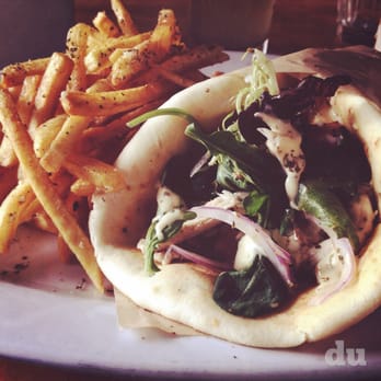 Kentro Greek Kitchen - The chicken pita is stuffed with fresh and flavorful ingredients. I haven't had a lackluster one yet! - Greek Near Me - Fullerton, California Kentro Greek Kitchen - The chicken pita is stuffed with fresh and flavorful ingredients. I haven't had a lackluster one yet! - Greek Near Me - Fullerton, California