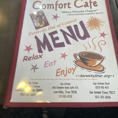 Menu photo 4 Comfort Cafe San Antonio, TX