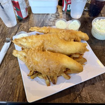 The Big Catch - 3 Can Dine Haddock, Fries & coleslaw. Too much batter, not enough fish and a little pricey for haddock compared to most places. $46.99 - Seafood Near Me - Markham, Ontario