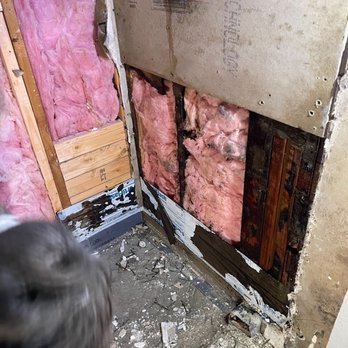 Gilmore Construction - Water damage from previous contractor that Gilmore Construction fixed - General Contractors Near Me