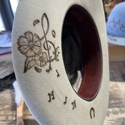 Burns Cowboy Shop - I beautiful hat with the perfect branding.
