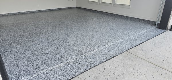 epoxy coatings. - the range for 2 to 3 car epoxy coating are. $1500 - $2500. Will depend on the materials chosen and any special needs. epoxy coatings. - the range for 2 to 3 car epoxy coating are. $1500 - $2500. Will depend on the materials chosen and any special needs.