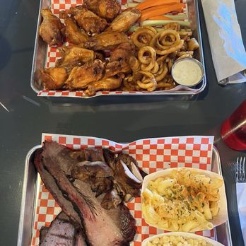 Off The Hook BBQ - Chicken 12 Pieces Wings & Fries   3 Meat Combo - Breakfast & Brunch Near Me - Las Vegas, Nevada
