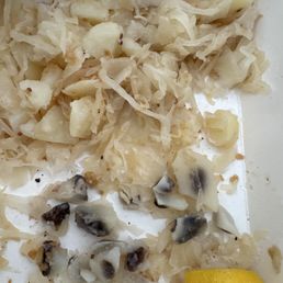 Moldy Potatoes and the salad isn't like usual. :-( Moldy Potatoes and the salad isn't like usual. :-(