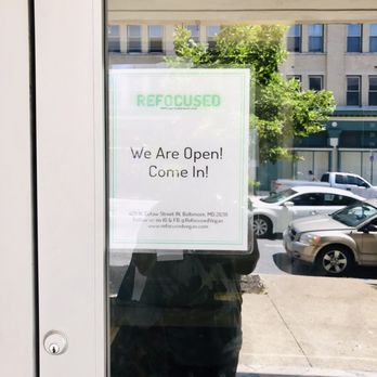 Refocused Vegan - Exterior door - Vegan Near Me - Baltimore, Maryland