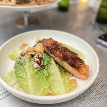 Sixty Vines - Caesar Salad with Salmon - New American Near Me - Plano, Texas